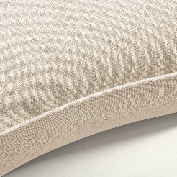 Bigsofa BUCKLEY Webstoff Saia: Beige - Ausrichtung links
