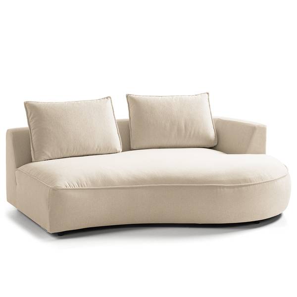 Bigsofa BUCKLEY Webstoff Saia: Beige - Ausrichtung links