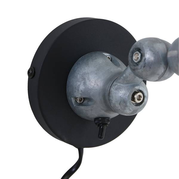 Wandleuchte Mexlite VII Aluminium - 1-flammig