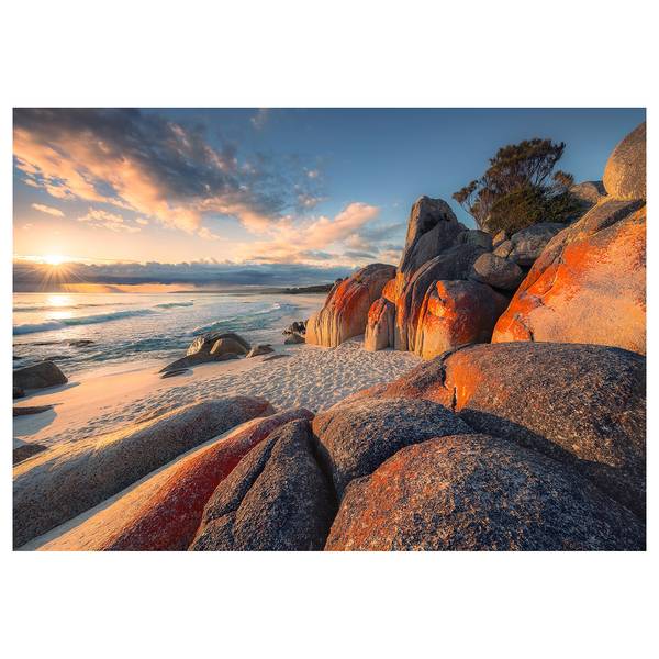 Vlies Fototapete Bay of Fires Vlies - Bunt