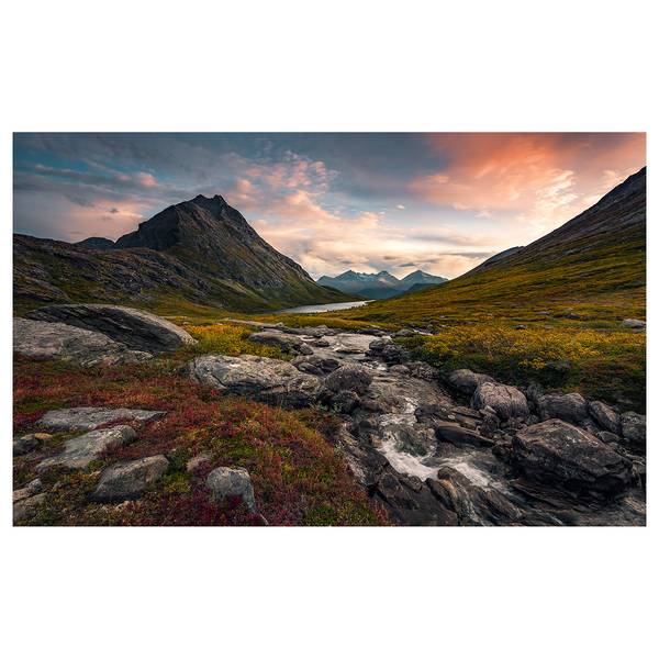 Vlies Fototapete Schroffes Paradies Vlies - Bunt