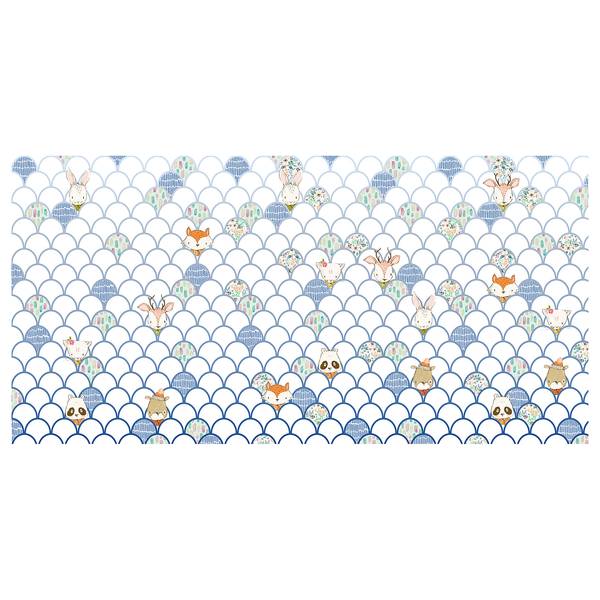 Fotobehang Shelly White vlies - wit - Breedte: 500 cm