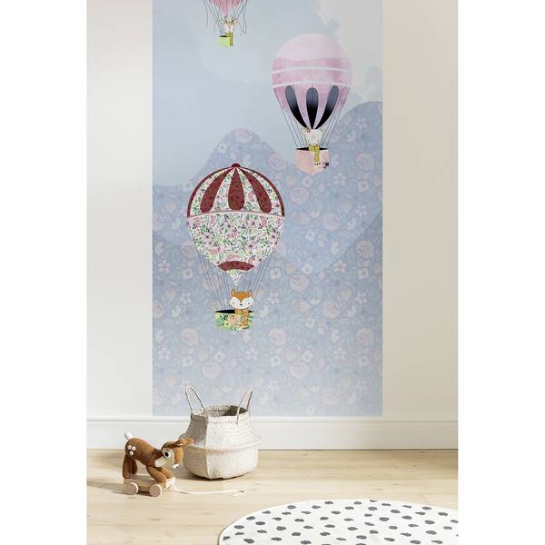 Papier peint intissé Happy Balloon Panel Intissé - Multicolore
