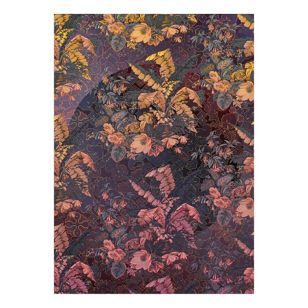 Papier peint intissé Orient Violet Intissé - Multicolore