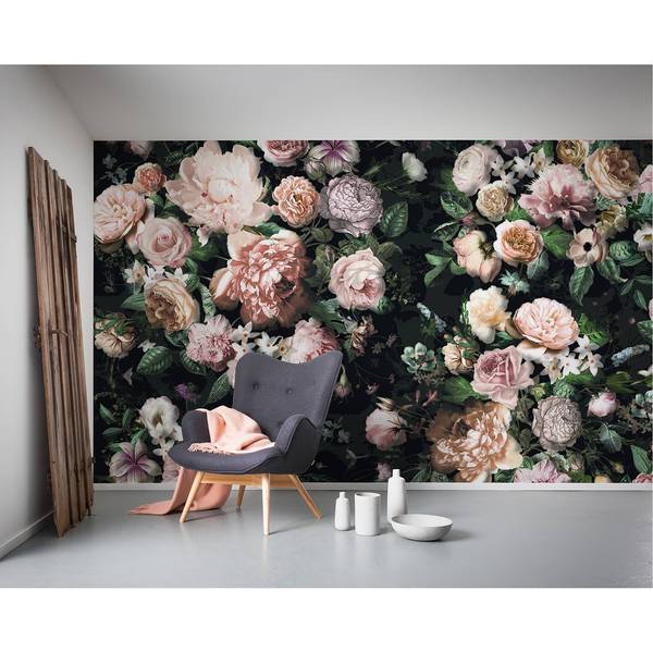 Fotobehang Victoria Black II vlies - meerdere kleuren - Breedte: 400 cm