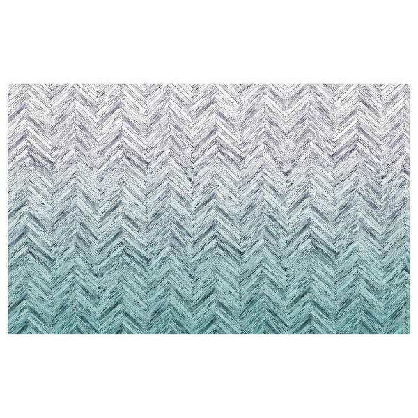Fotobehang Herringbone Mint vlies - meerdere kleuren - Breedte: 400 cm