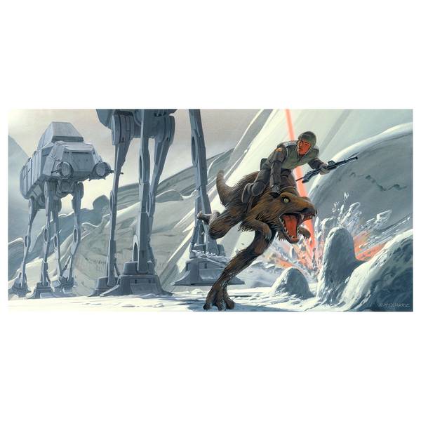 Fototapete StarWars Hoth Battle Ground Vlies  - Bunt