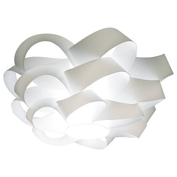 Plafondlamp Cloud IV polyacryl - 1 lichtbron