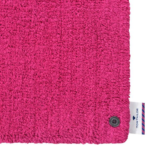 Badematte Cotton Double Baumwolle - Pink - 60 x 60 cm