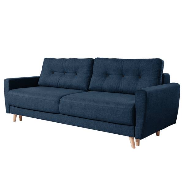 3-Sitzer Sofa SOLA Webstoff Luba: Jeansblau