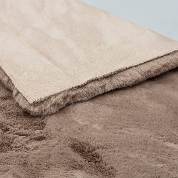 Dierenvel Tender Classic textielmix - cappuccinokleurig - 120 x 180 cm