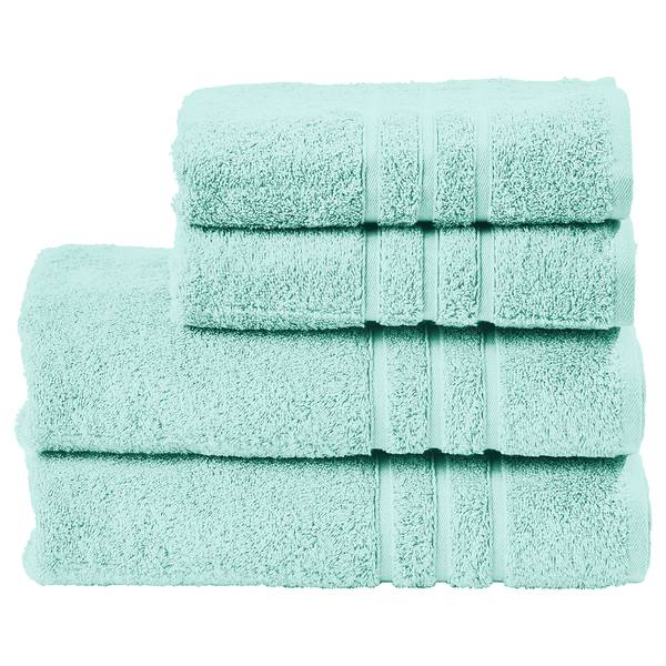 Handtuchset Daily Uni III (4-teilig) Baumwollstoff - Mint