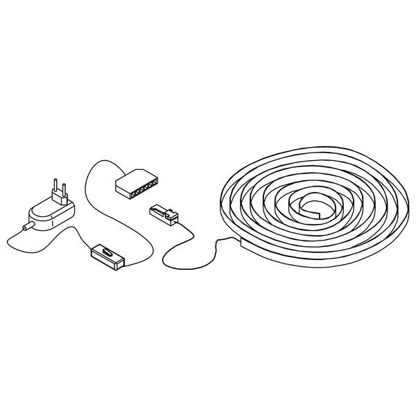 LED-strip Cassville Breedte: 165 cm