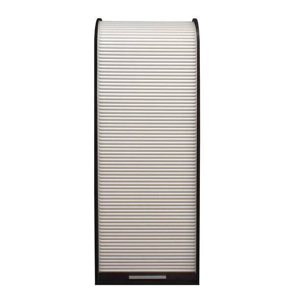 Rollladenschrank Bors Schwarz / Weiß - 69 x 192 cm