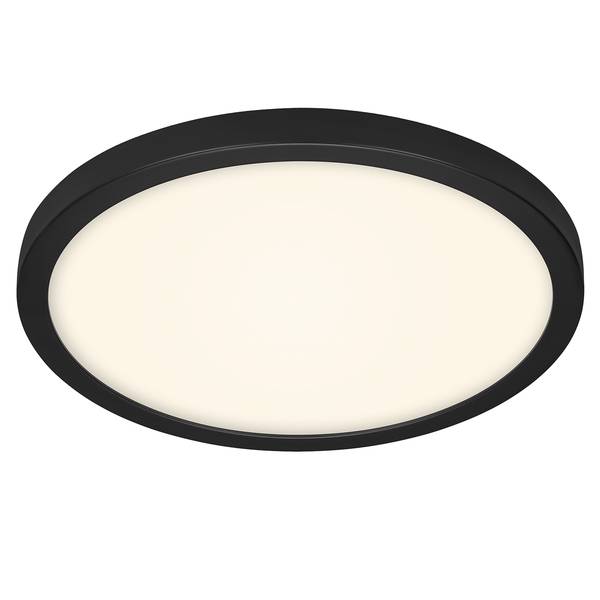 LED-Deckenleuchte  Fire Black Polycarbonat / Eisen - 1-flammig
