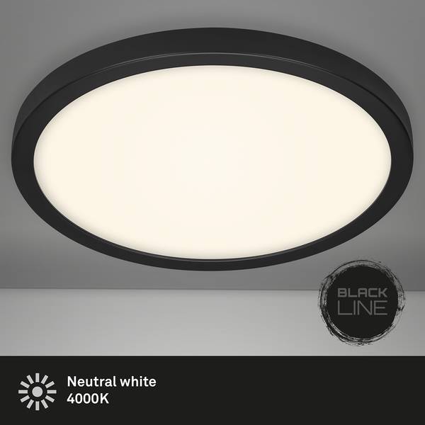 LED-Deckenleuchte  Fire Black Polycarbonat / Eisen - 1-flammig