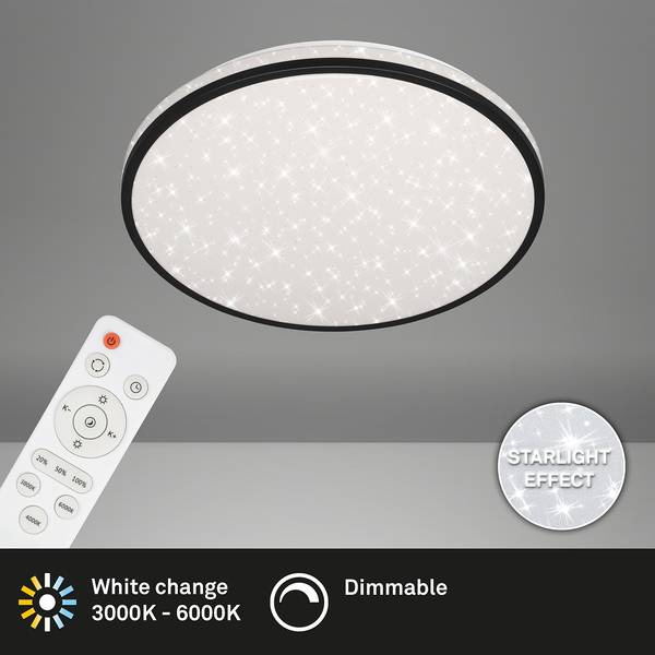 LED-Deckenleuchte  Skizo Polycarbonat - 1-flammig