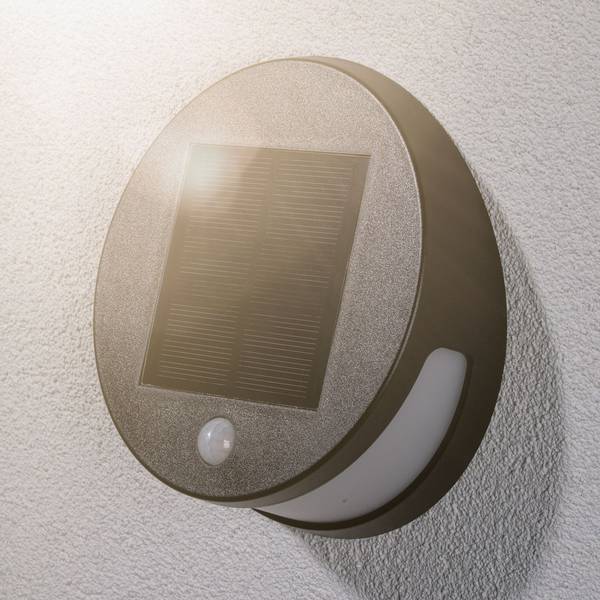 LED-solar-wandlamp Helena acrylglas - 3 lichtbronnen