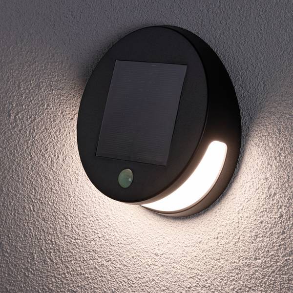 LED-solar-wandlamp Helena acrylglas - 3 lichtbronnen