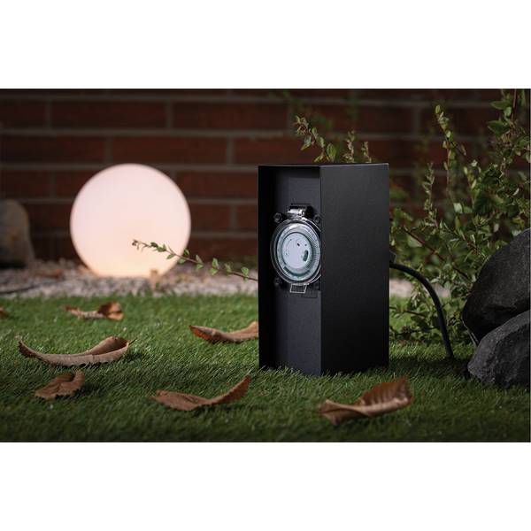 Tour multiprise Rio II Acier inoxydable - Noir