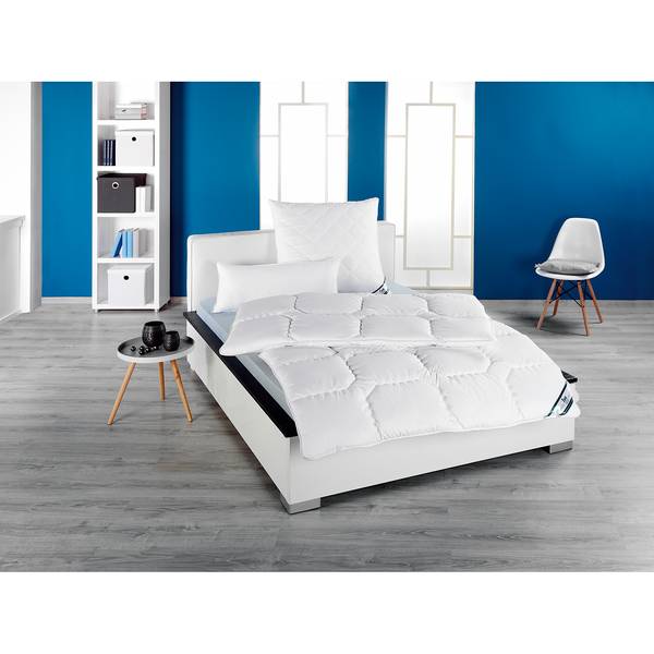 Steppbett Kansas Polyester - Weiß - 135 x 200 cm