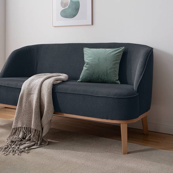 2,5-Sitzer Sofa Voiteur Webstoff - Webstoff Nere: Marineblau