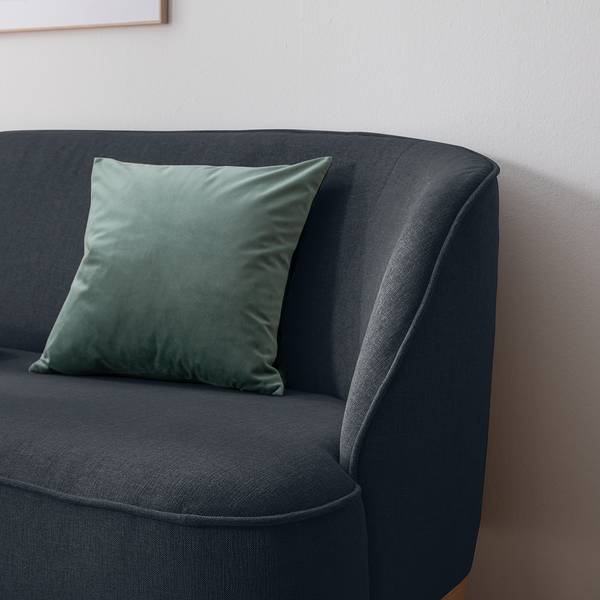 2,5-Sitzer Sofa Voiteur Webstoff - Webstoff Nere: Marineblau