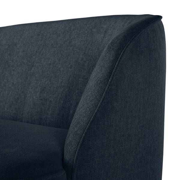 2,5-Sitzer Sofa Voiteur Webstoff - Webstoff Nere: Marineblau