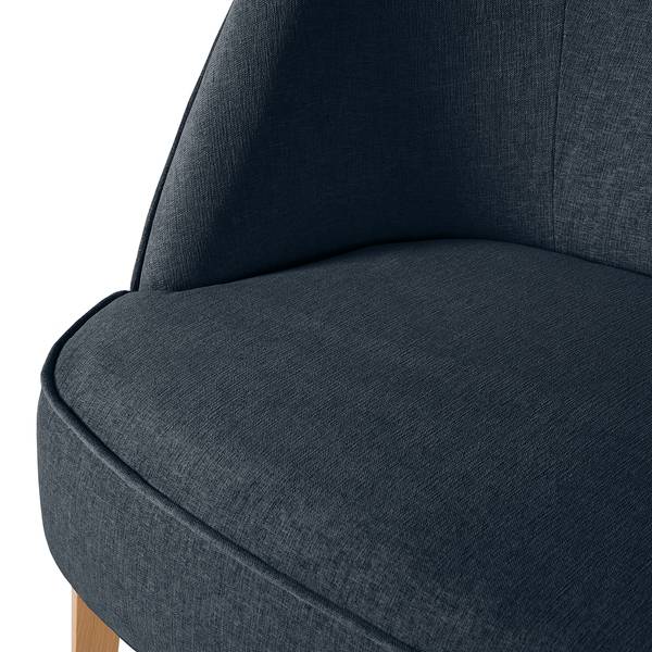 2,5-Sitzer Sofa Voiteur Webstoff - Webstoff Nere: Marineblau