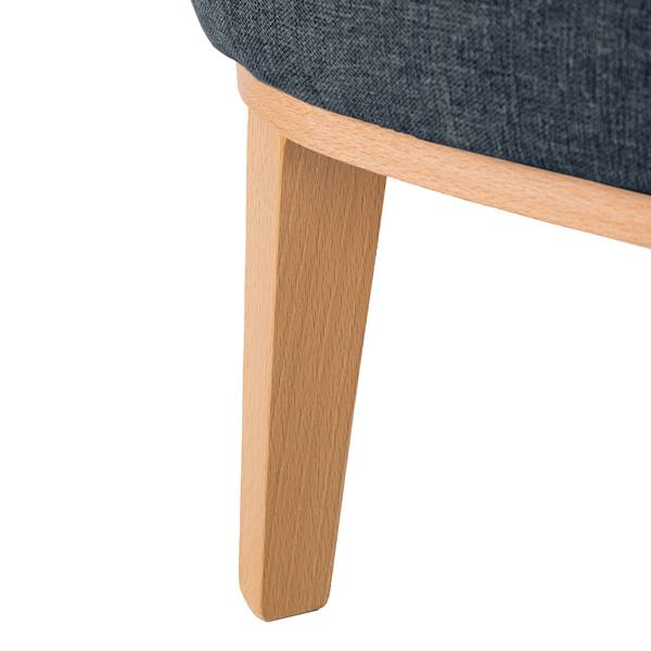 2,5-Sitzer Sofa Voiteur Webstoff - Webstoff Nere: Marineblau