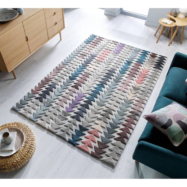 Wollteppich Archer Wolle - Multi - 160 x 230 cm