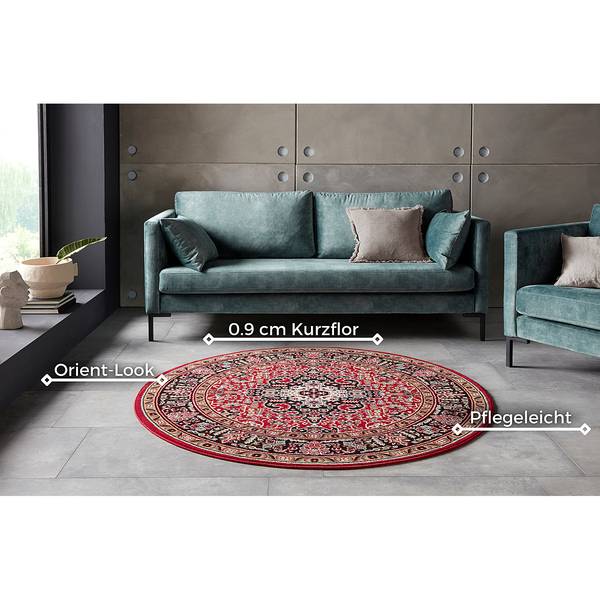 Tappeto a pelo corto Skazar Isfahan Rosso mattone - 80 x 150 cm