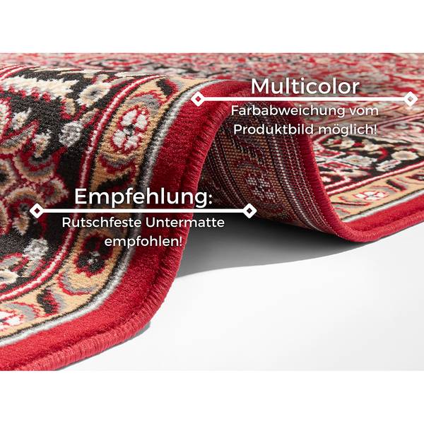 Tappeto a pelo corto Skazar Isfahan Rosso mattone - 80 x 150 cm