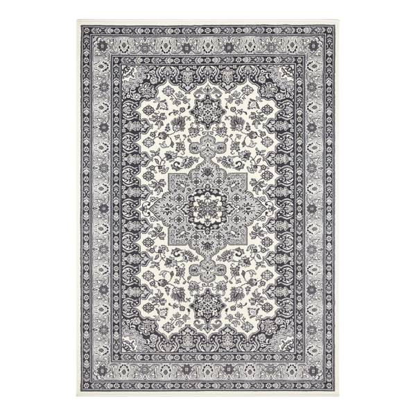 Kurzflorteppich Parun Täbriz Polypropylen - Grau - 120 x 170 cm