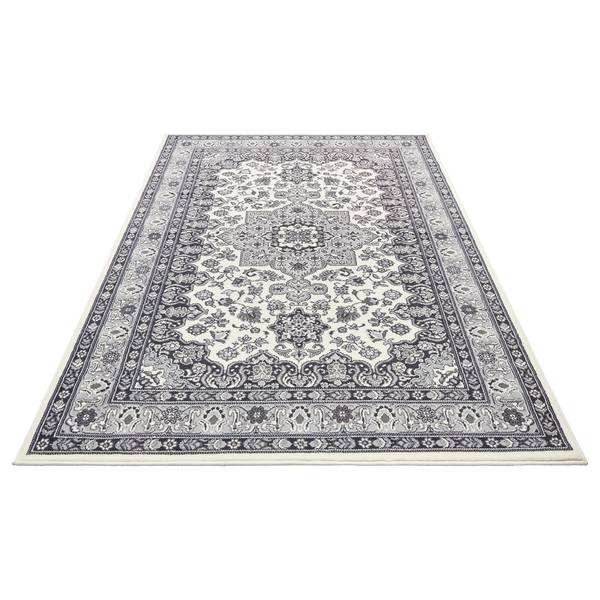 Kurzflorteppich Parun Täbriz Polypropylen - Grau - 120 x 170 cm