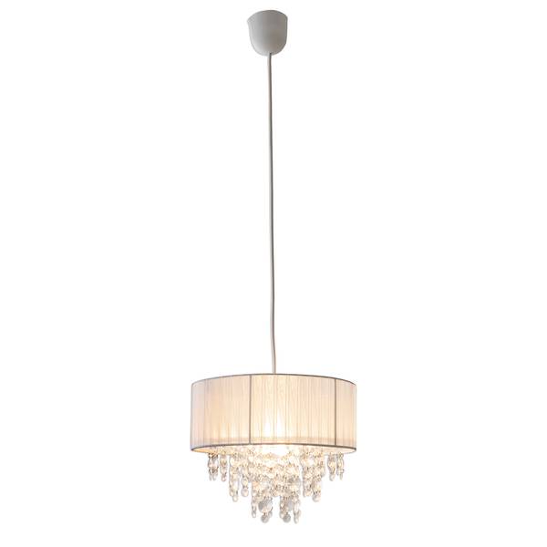 Suspension Kristallo II Tissu mélangé / polyester PVC - 1 flamme
