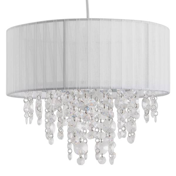 Suspension Kristallo II Tissu mélangé / polyester PVC - 1 flamme