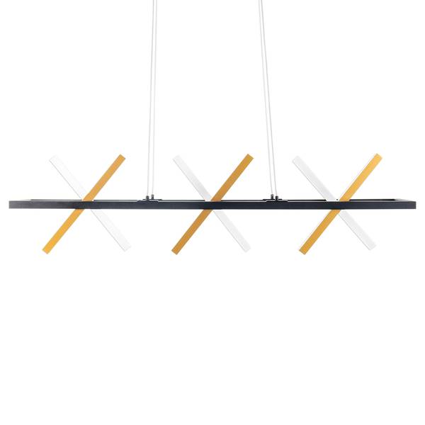 LED-Pendelleuchte Cadice Silikon / Aluminium; Eisen - 6-flammig