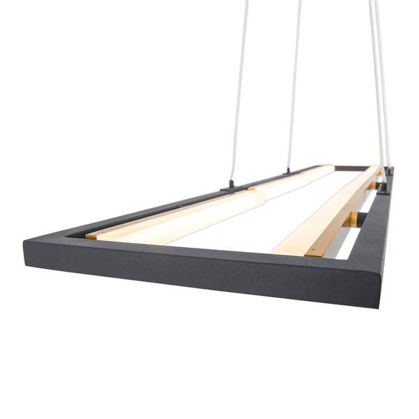 LED-Pendelleuchte Cadice Silikon / Aluminium; Eisen - 6-flammig