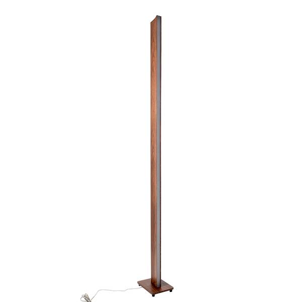 LED-Stehleuchte Vernier Acryl / Aluminium - 1-flammig