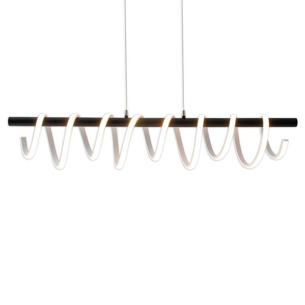 LED-Pendelleuchte Belleza Silikon / Aluminium - 1-flammig