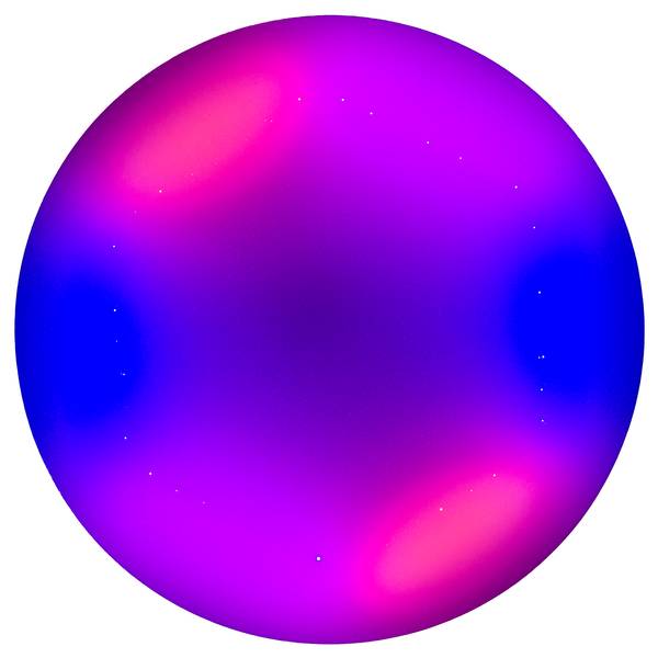 LED-Deckenleuchte Rainbow Polyethylen / Eisen - 1-flammig