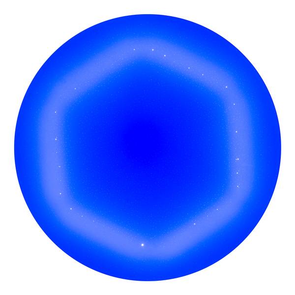 LED-Deckenleuchte Rainbow Polyethylen / Eisen - 1-flammig