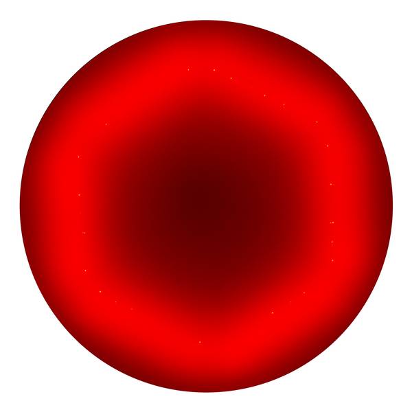 LED-Deckenleuchte Rainbow Polyethylen / Eisen - 1-flammig