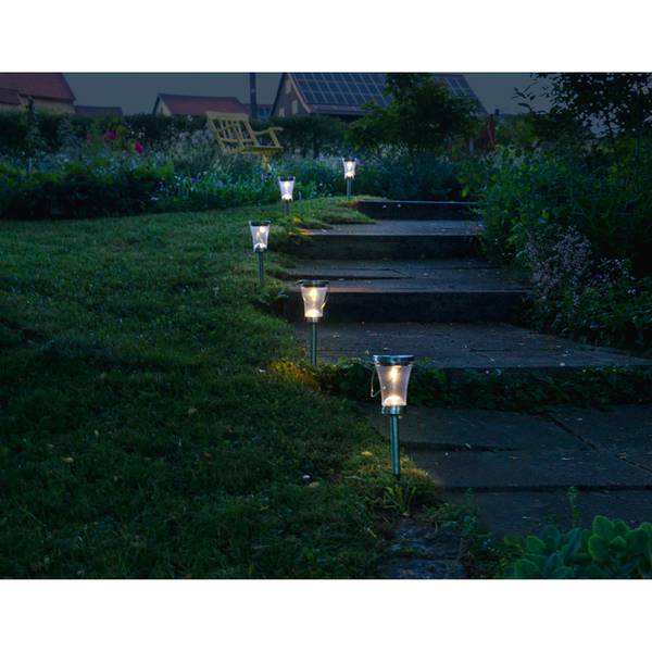 LED-Erdspieß Verze Polyacryl / Edelstahl - 1-flammig