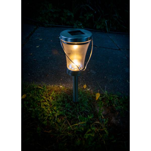 LED-Erdspieß Verze Polyacryl / Edelstahl - 1-flammig