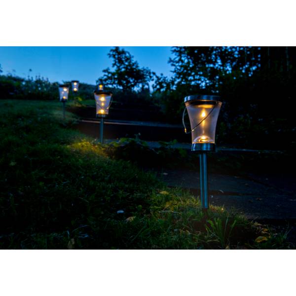 LED-Erdspieß Verze Polyacryl / Edelstahl - 1-flammig