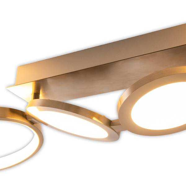 LED-plafondlamp Mornac acrylglas/aluminium - 6-lichts
