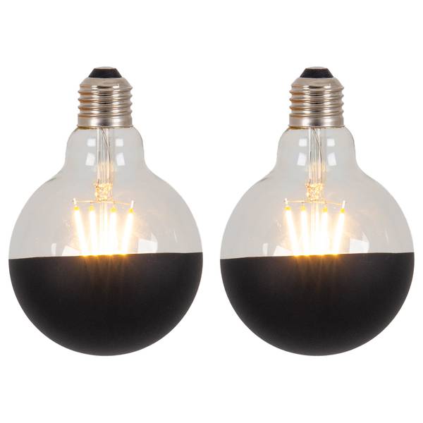 LED- Leuchtmittel Vernon I Klarglas / Eisen - 1-flammig