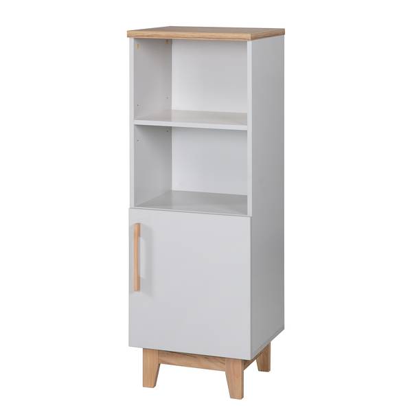 Kast Caro grijs - eikenhout - 45 x 128 x 42 cm